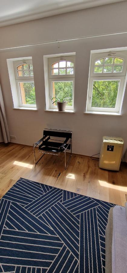 Apartment Mit Parkblick & Massagestuhl 莱比锡 外观 照片