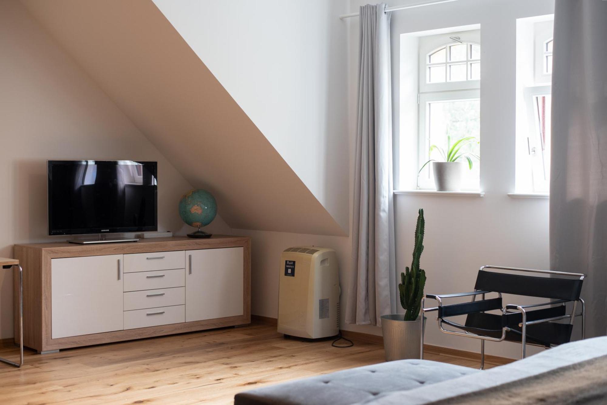 Apartment Mit Parkblick & Massagestuhl 莱比锡 外观 照片